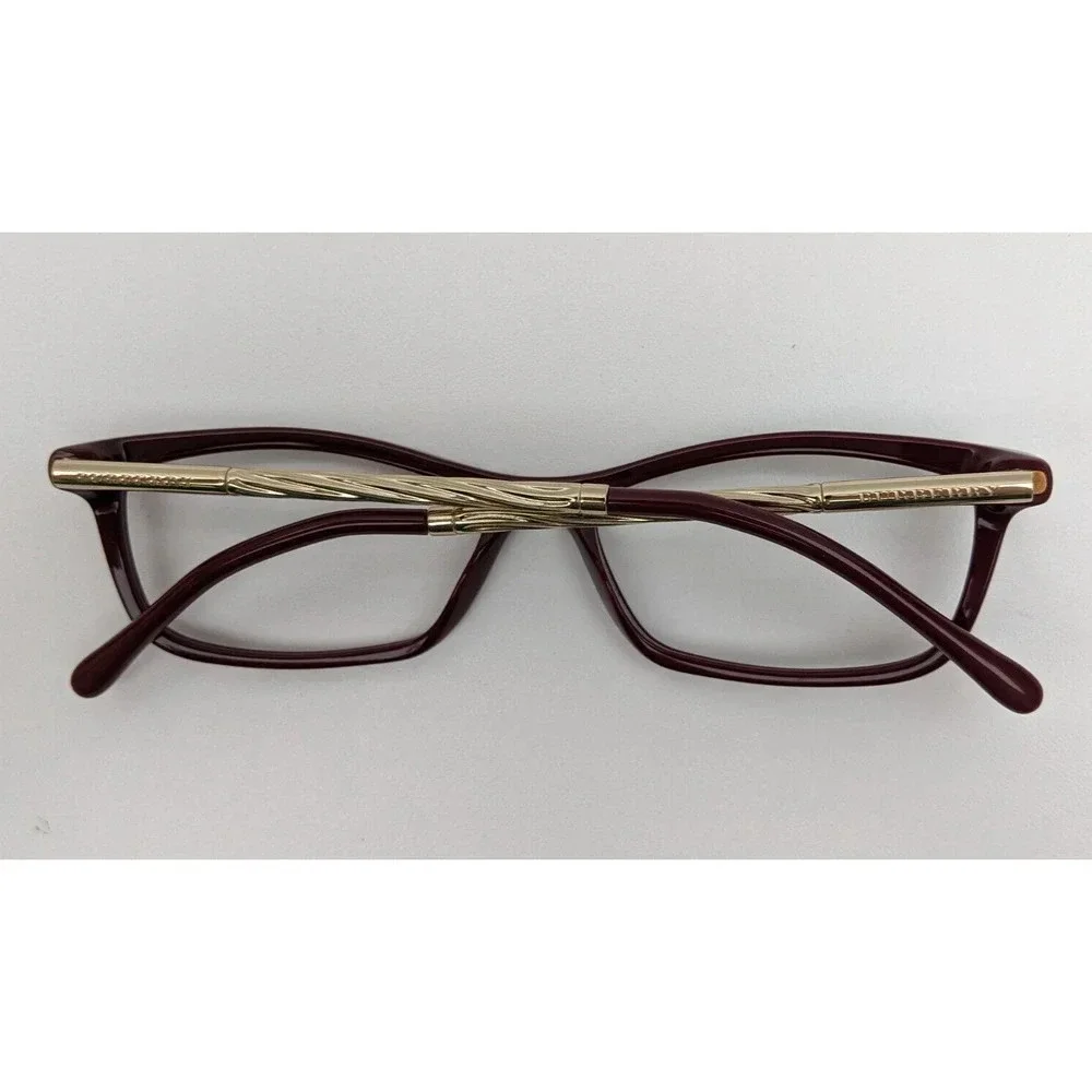 🕶️Made in Italy! Burberry B1290 3403 Eyeglasses 54/15 140 /KAG304🕶️ - Picture 2 of 10